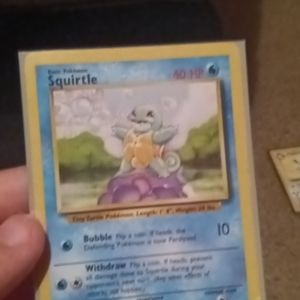 Squirtle from 1995 Pokemon card
